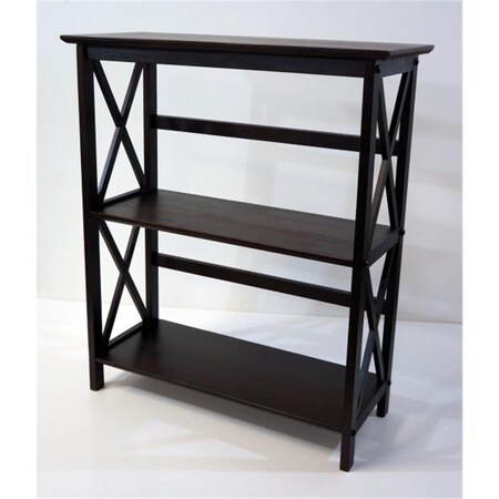 Daphnes Dinnette Montego 3 tier Bookcase Espresso DA2691149